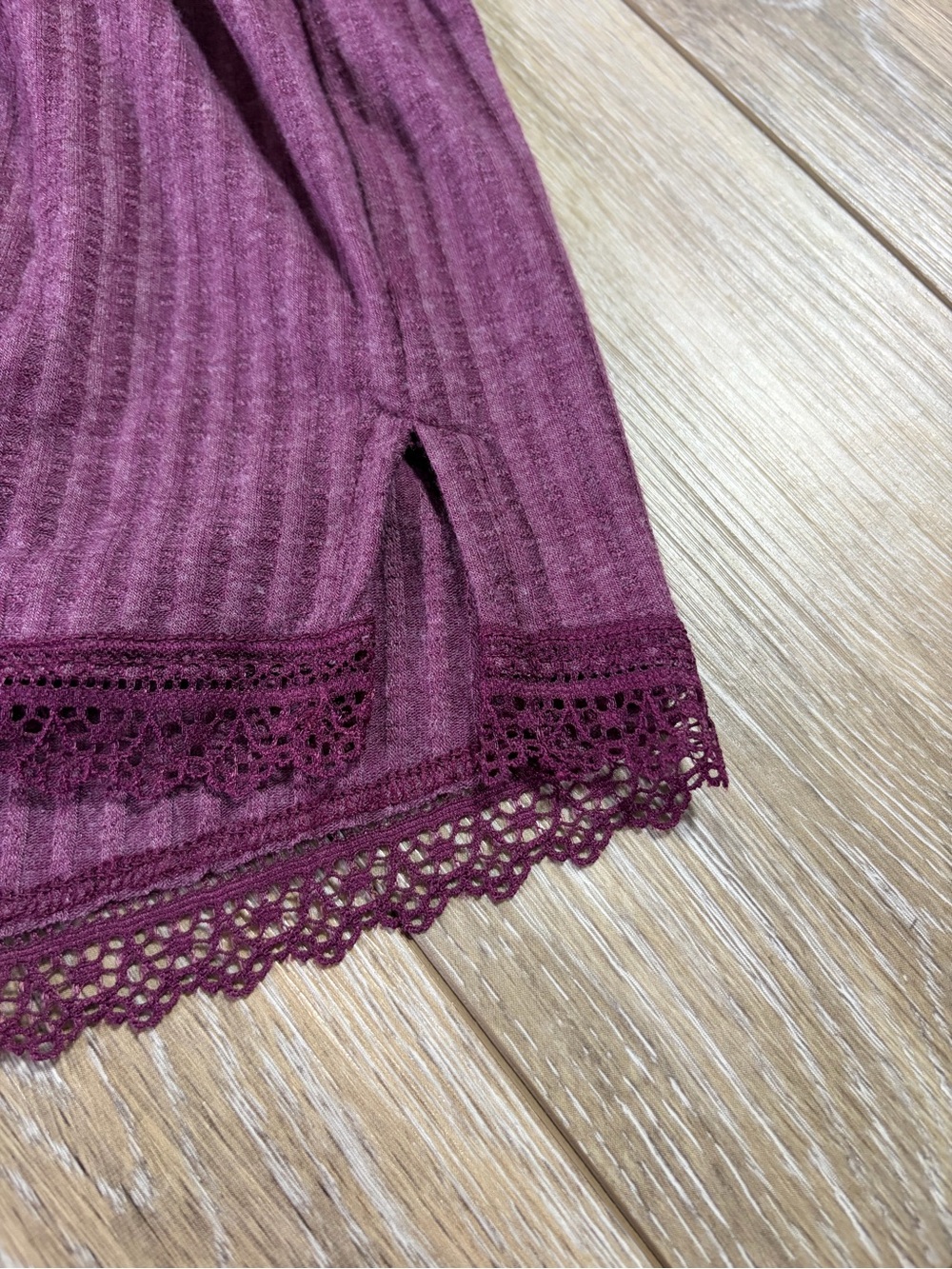 Victoria Secret Purple Ribbed Romper - Picture 6 of 12